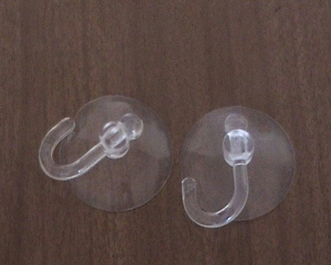 Two cheap self-adhesive plastic hooks