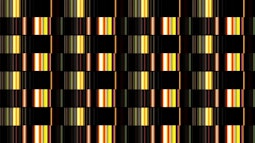 A repeated series of coloured bars orange, green, and brown.