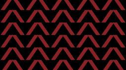 Red lines make a linear pattern of arrows on a black background.