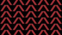 Red lines make a linear pattern of arrows on a black background.