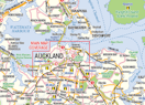 A map Auckland has a red square outline around Auckland Central with red text reading "MAIN MAP COVERAGE"