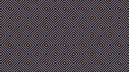 A grid like pattern in orange and pink fills the screen.