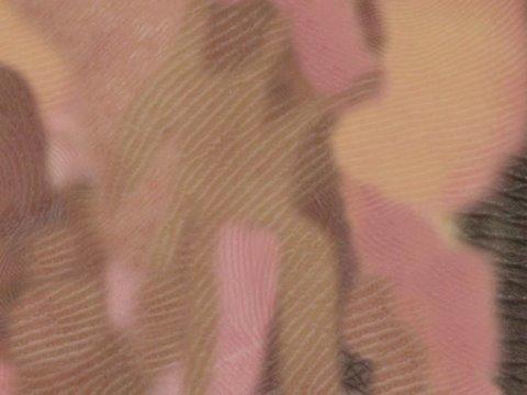 A close up section of skin showing texture and colours of pink, brown and black.