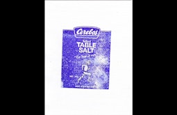 A scanned cerebos table salt label against a white background.