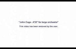 John Cage - 4'33" [Removal]