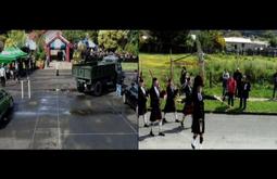 Reenactment of the return of the Māori Battalion C Coy Nga Tama Toa 2008