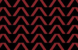 Red lines make a linear pattern of arrows on a black background.
