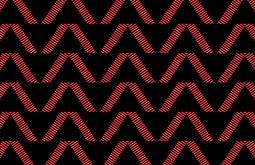 Red lines make a linear pattern of arrows on a black background.