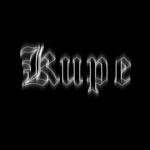 In white gothic font the word Kupe is written on a black screen.